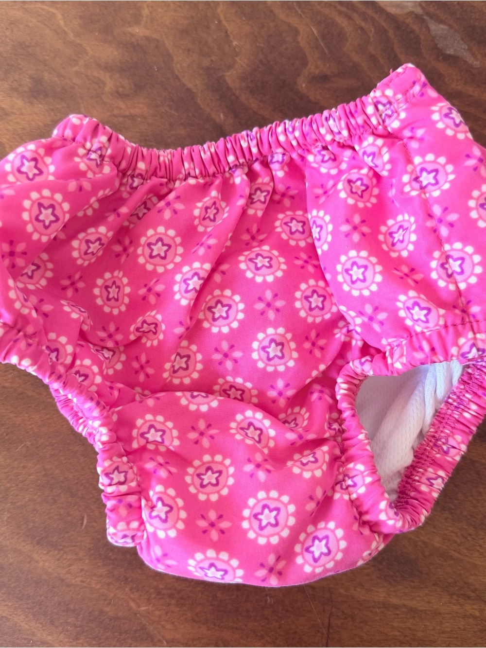 i play. Bright Pink Floral Diaper Cover